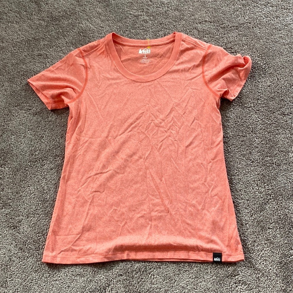 REI Co-op Coral Short Sleeve Lightweight Outdoor Hiking T-Shirt SIZE S